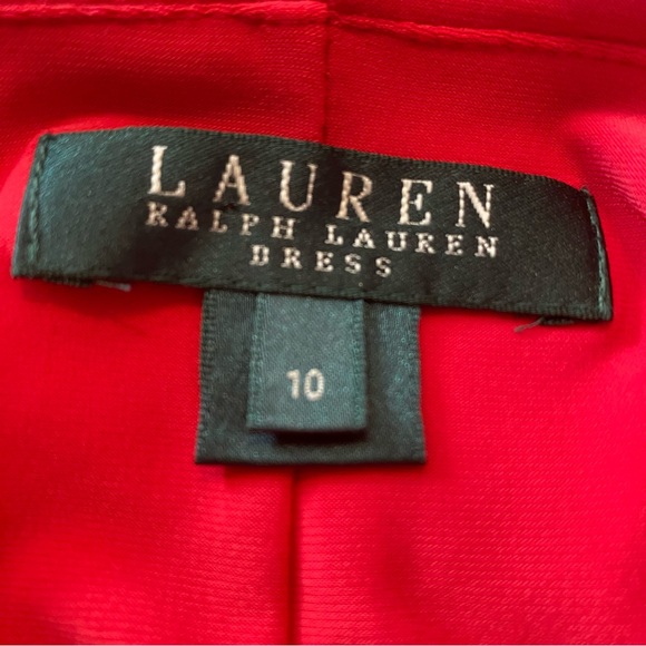 NWT beautiful Ralph, Lauren sleeveless red dress, size 10 - Picture 6 of 7